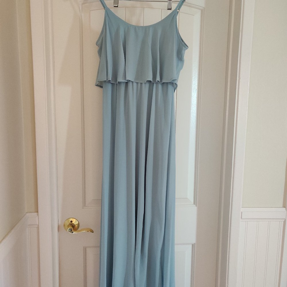Caitlin Ruffle Maxi Dress